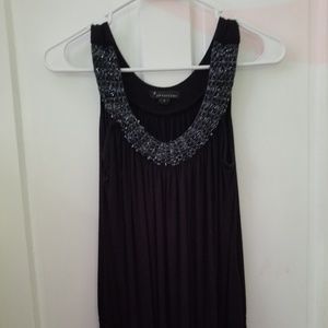 Dressy black tank